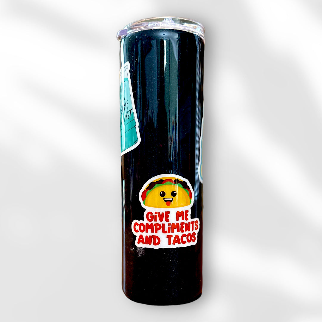 Sarcastic and Sassy Sticker Tumbler