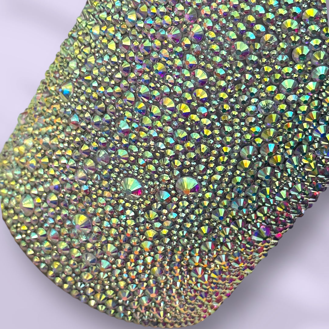 Crystal AB Rhinestone 100oz Water Bottle