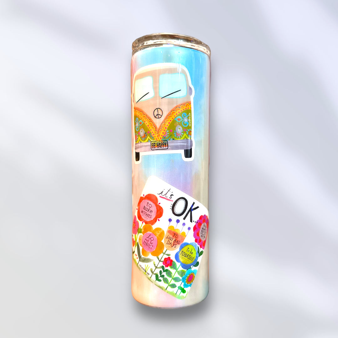 Positive Stickers Tumbler