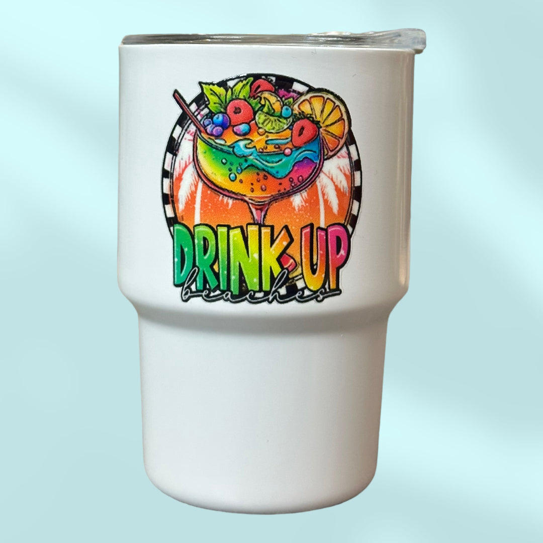 Mini Shot Glass Tumblers with UV DTF Stickers: The Perfect Party Accessory!