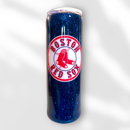 Boston Red Sox Glitter Tumbler